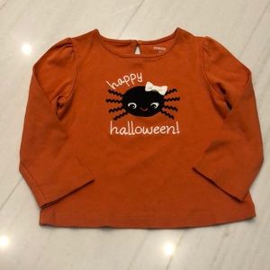 Gymboree Halloween spider shirt